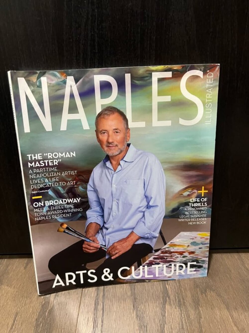 Naples Illustrated Magazine Nov 2022 - Featuring Artist Dario Campanile